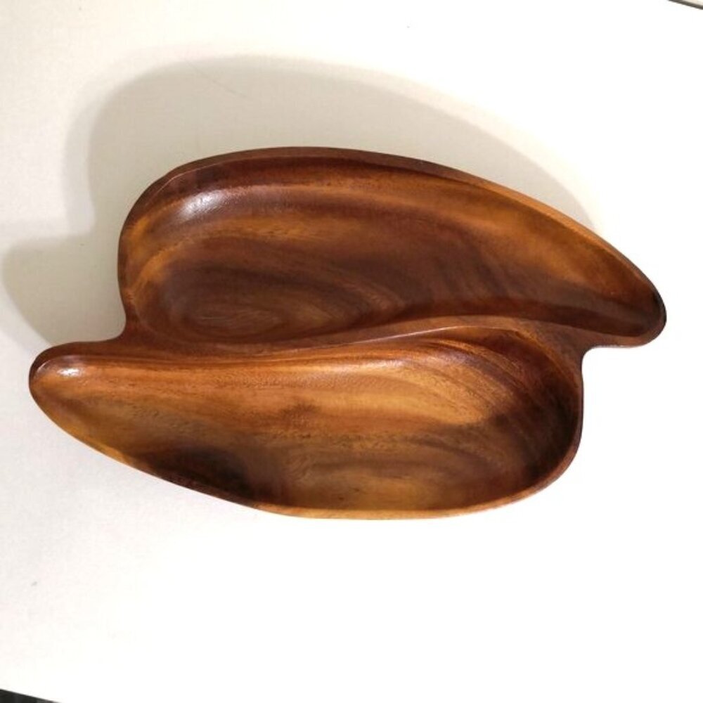 Royal Acacia Genuine Monkey Pod Wood Tray 12 1/2"Lx 7 1/2"Wx 1‎ 1/2"D